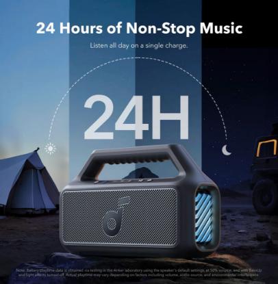 Zvučnik ANKER SoundCore Boom 2, BT, 80W, vodootporan, crni