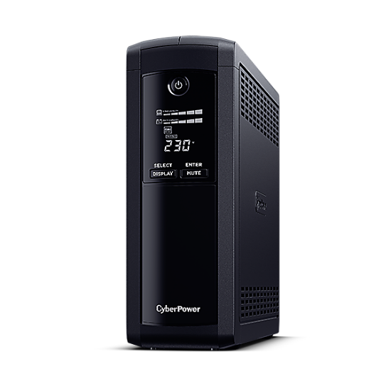 UPS CYBERPOWER 1200VA/720W, VP1200ELCD, line-int, šuko, USB