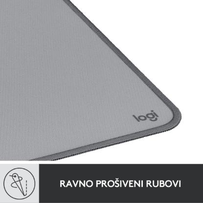 Podloga za miško, LOGITECH Desk Mat Studio, soft, siva