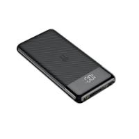 Mobilni USB polnilec VEGER L11, LED, 10000 mAh,črni