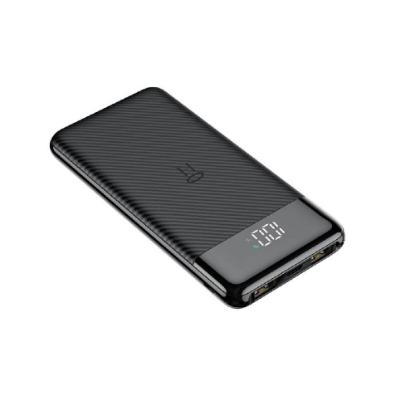 Mobilni USB polnilec VEGER L11, LED, 10000 mAh,črni