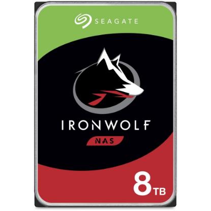 Trdi disk 8TB SEAGATE IronWolf NAS ST8000VN004, HDD, SATA3, 256MB cache, 7200 okr./min, 3.5", za desktop