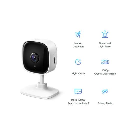 Mrežna nadzorna kamera TP-LINK Tapo C100, notarnja, 1080p, WiFi, senzor pokreta, noćno snemanje