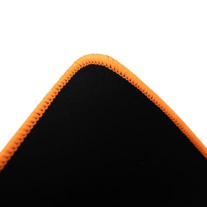 Podloga za miško BARACUDA BGMP-011 Walrus XL, 800x400, črno-oranžna