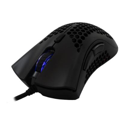 Miška BARACUDA BGM-031 Coral, RGB, optički, 12800dpi, črni