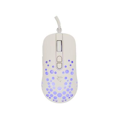 Miška WHITE SHARK Tristan 2, optički, 12800dpi, beli