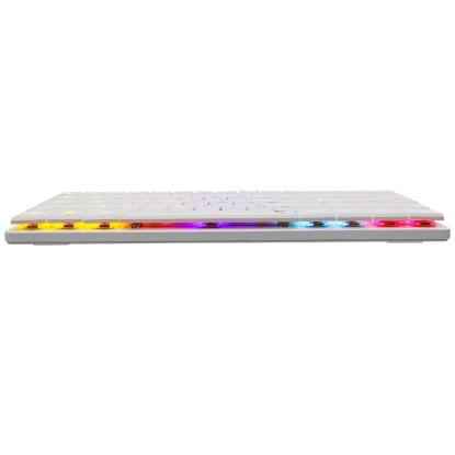 Tipkovnica WHITE SHARK GK-006122 Nagamaki, RGB, crveni switch, mehanička, UK/SLO/HR, USB, bela