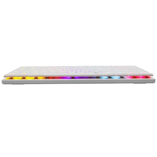 Tipkovnica WHITE SHARK GK-006122 Nagamaki, RGB, crveni switch, mehanička, UK/SLO/HR, USB, bela