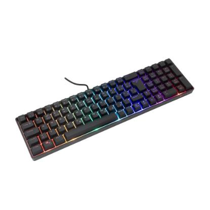 Tipkovnica WHITE SHARK GK-001214 Gladius , RGB, membranska, UK/SLO/HR layout, USB, črna