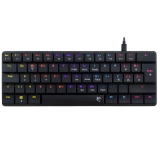 Tipkovnica WHITE SHARK GK-006132 Nagamaki, RGB, smeđi switch, mehanička, UK/SLO/HR, USB, črna