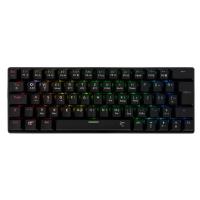 Tipkovnica WHITE SHARK GK-003112 Kaiken, RGB, crveni switch, mehanička, UK/SLO/HR, brezžična, črna