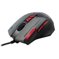 Miška BARACUDA BGM-047 Manta, RGB, optički, 12800dpi, sivi