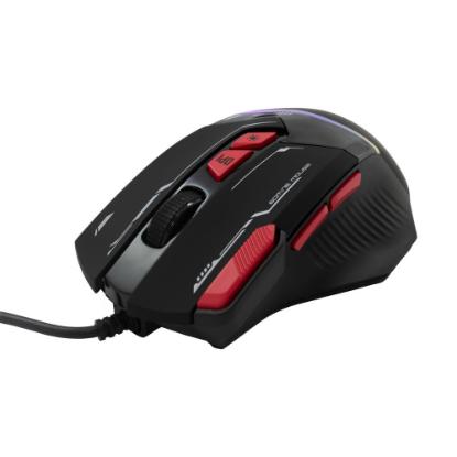 Miška BARACUDA BGM-041 Manta, RGB, optički, 12800dpi, črni