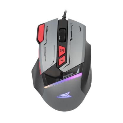 Miška BARACUDA BGM-047 Manta, RGB, optički, 12800dpi, sivi