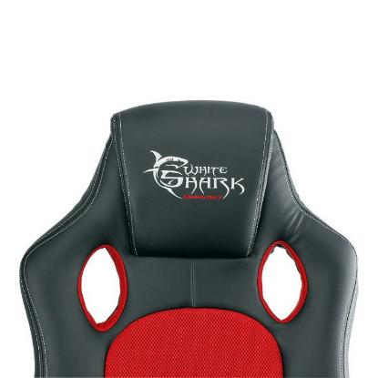 Gaming stolica WHITE SHARK KING'S THRONE, crno-crvena
