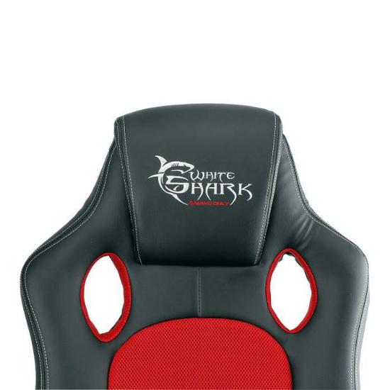 Gaming stolica WHITE SHARK KING'S THRONE, crno-crvena