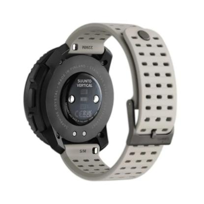 Pametna ura SUUNTO Vertical Steel Solar Sand, 1,4", GPS, sivi