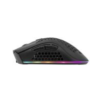 Miška WHITE SHARK Lionel, RGB, optički, bežični, 10000dpi, črni