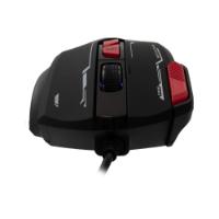 Miška BARACUDA BGM-041 Manta, RGB, optički, 12800dpi, črni