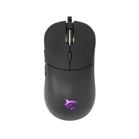 Miška WHITE SHARK GM-5010 Bagdemagus, RGB, 7200dpi, črni, USB