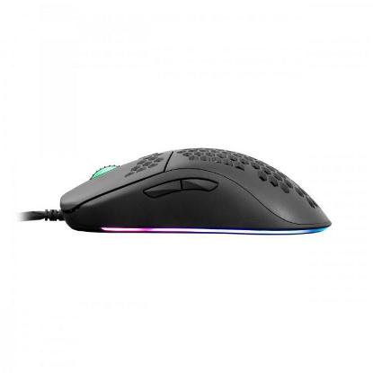 Miška WHITE SHARK Galahad GM-5007, 6400dpi, RGB, optički, žičani, črni