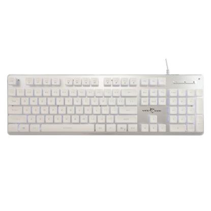 Tipkovnica WHITE SHARK GK-003241 Tachi, membranska, US Layout, USB, bela