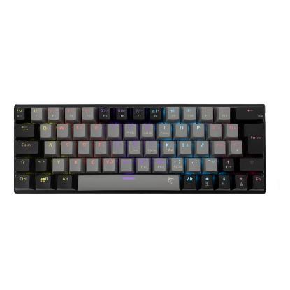 Tipkovnica WHITE SHARK GK-002712 Wakizashi, RGB, crveni switch, mehanička, UK/SLO/HR, sivo-črna