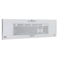 Tipkovnica WHITE SHARK GK-003241 Tachi, membranska, US Layout, USB, bela