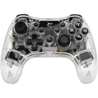 Gamepad WHITE SHARK Legion GPW-8039, bežični, PC/PS4, prozirni