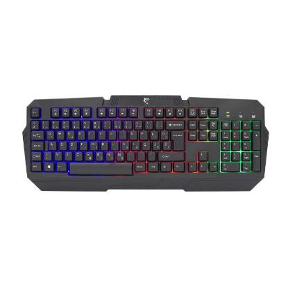 Tipkovnica WHITE SHARK GK-2105 Dakota, LED, črna, USB