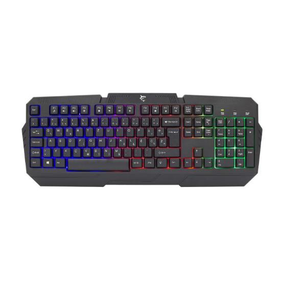 Tipkovnica WHITE SHARK GK-2105 Dakota, LED, črna, USB