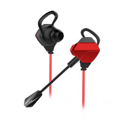 slušalke WHITE SHARK In-ear, slušalke + mikrofon GE-536 Eagle, črno rdeče