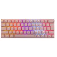 Tipkovnica WHITE SHARK GK-002421 Wakizashi, RGB, plavi switch, mehanička, US layout, roza, USB
