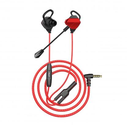 slušalke WHITE SHARK In-ear, slušalke + mikrofon GE-536 Eagle, črno rdeče