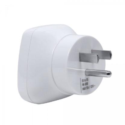 Putni adapter RIVACASE PS4301, EU-US, beli