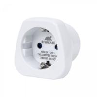 Putni adapter RIVACASE PS4301, EU-US, beli