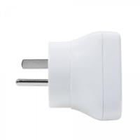 Putni adapter RIVACASE PS4301, EU-US, beli