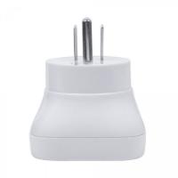 Putni adapter RIVACASE PS4301, EU-US, beli