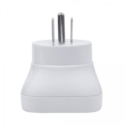 Putni adapter RIVACASE PS4301, EU-US, beli