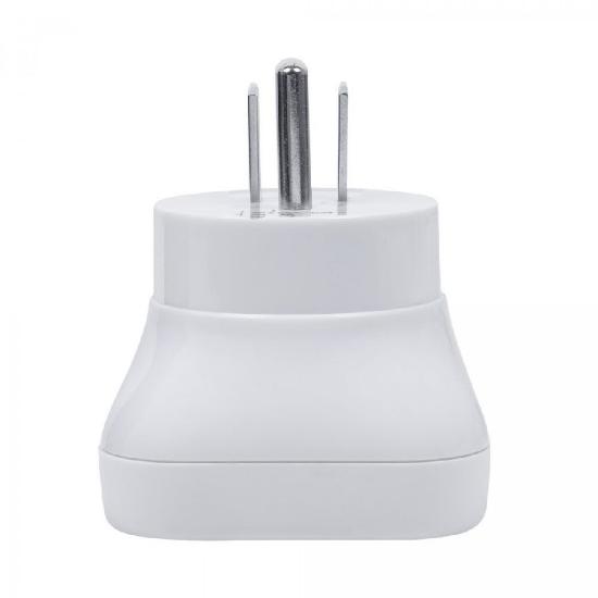 Putni adapter RIVACASE PS4301, EU-US, beli