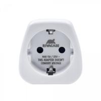 Putni adapter RIVACASE PS4301, EU-US, beli