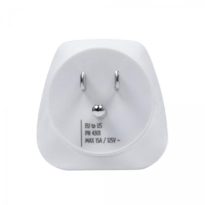 Putni adapter RIVACASE PS4301, EU-US, beli