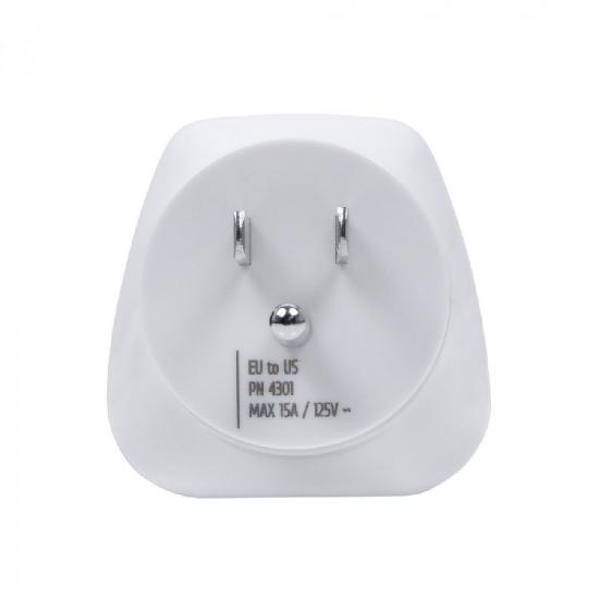Putni adapter RIVACASE PS4301, EU-US, beli