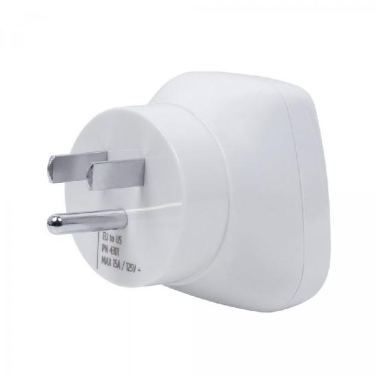 Putni adapter RIVACASE PS4301, EU-US, beli