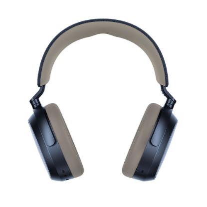 slušalke SENNHEISER Momentum 4 Denim, brezžične, modre, ruksak Travelite Basics