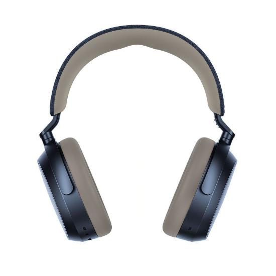 slušalke SENNHEISER Momentum 4 Denim, brezžične, modre, ruksak Travelite Basics