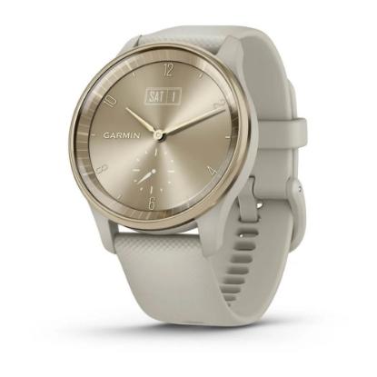 Pametna ura GARMIN Vivomove Trend, multisport, zlati/sivi remen