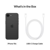 Smartphone APPLE iPhone 16e, 6,1", 8GB, 128GB, iOS, črno