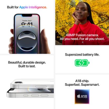 Smartphone APPLE iPhone 16e, 6,1", 8GB, 128GB, iOS, beli