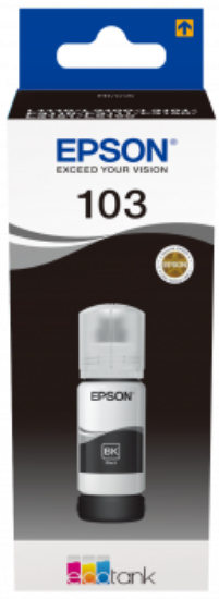 Tinta EPSON 103, C13T00S14A, crna, za L11xx/L12xx/L31xx/L32xx/L51xx/L52xx, 65ml